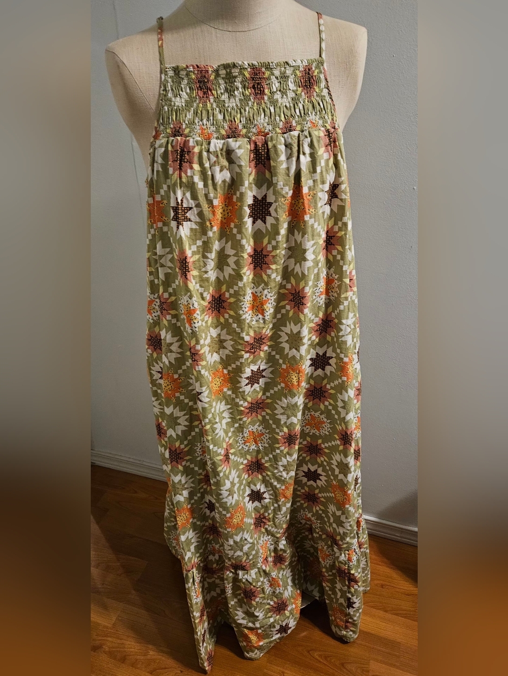 NWT Universal Thread™  Floral Star-Print Maxi Dress Size XL